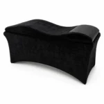 Curved Memory Eyelash Mattress in Black– Ergonomic curved lash bed mattress with premium memory foam that supports the back, neck, and hips. Provides superior comfort and stability during long lash appointments while adding a luxurious, professional touch to your salon.