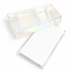 Acrylic Lash Storage Box: Holographic, made from durable, transparent acrylic to neatly organize, store, and protect lash strips. Professional lash storage solution for keeping eyelash extensions clean, visible, and easily accessible.