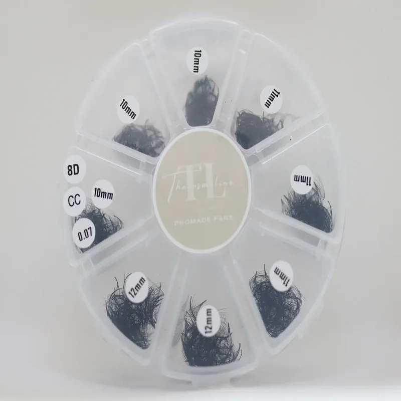 alt="Mixed length narrow promade lashes South Africa"