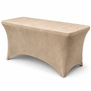 Beauty Bed Cover Beige Suede – High-quality stretch bed cover designed to fit most massage and beauty beds. Protects your equipment while giving your treatment room a sleek, professional appearance.
